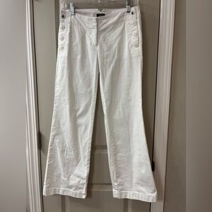 LOFT White Trousers NWOT